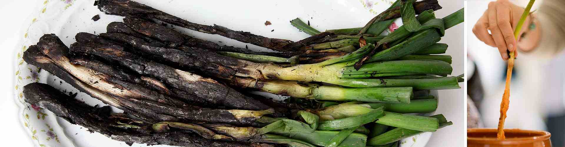 Cenar calçots en Girona