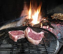 Chuletones a la brasa